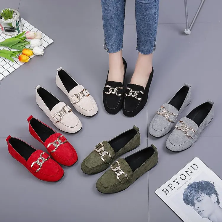 

Women's Flats 2018 Women Shoes Candy Color Woman Loafers Spring Autumn Flat Shoes Women Zapatos Mujer Summer Shoes Size
