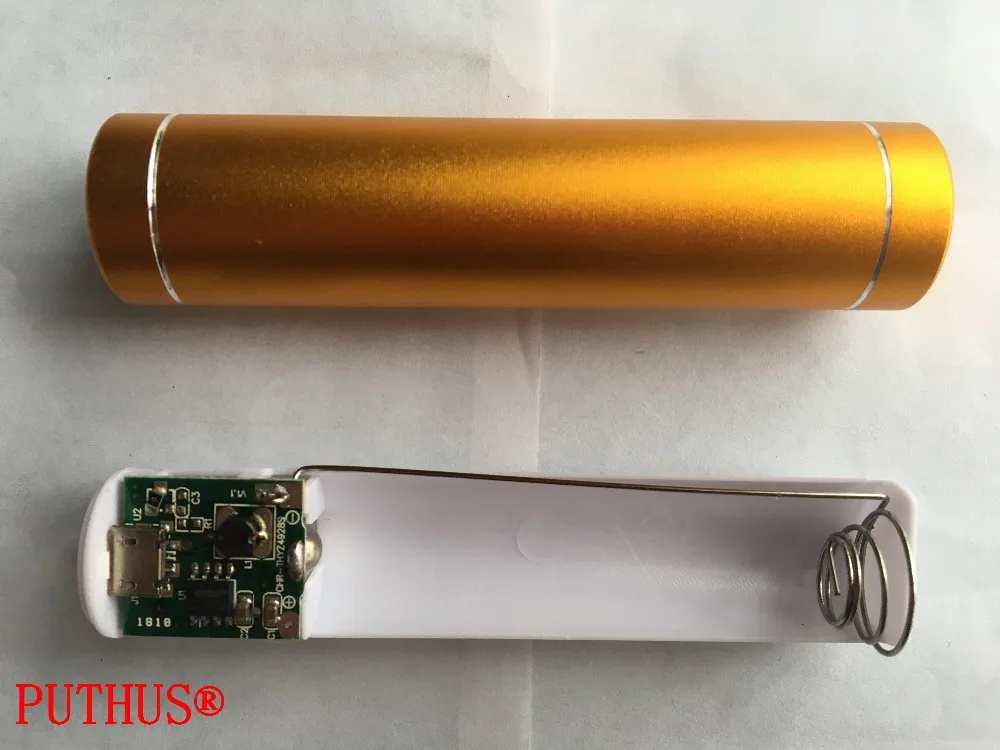 Универсальный Бесплатная Сварка 5В/1а USB внешний аккумулятор корпус цилиндр