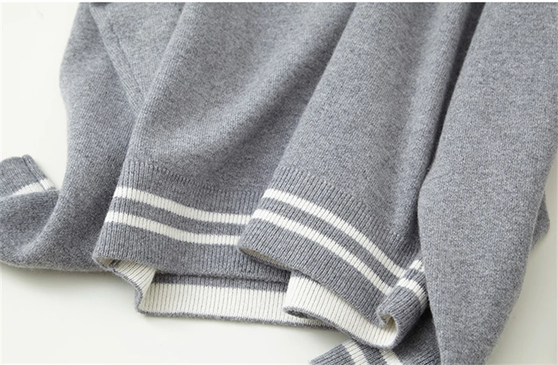Козий кашемир вязаный Твинсет женский модный пуловер широкие брюки 2 шт костюмы сплошной цвет M/L