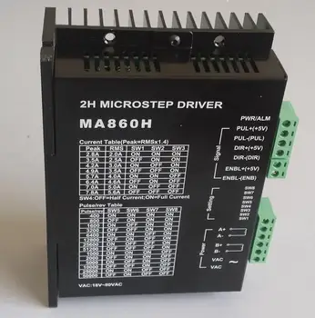 

MA860H cnc driver stepper motor controller board for NEMA 23/34/42 2.0 - 7.8A AC18-80V or DC24-110V 2/4 phase