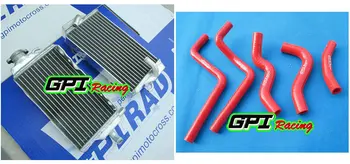 

GPI R&L aluminum radiator + hose FOR Honda CR125 CR 125R CR125R 00-01 2000 2001