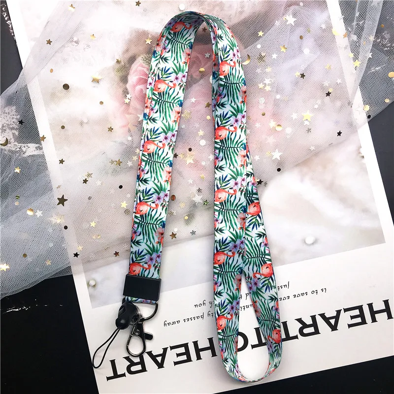 الربيع رائحة الزهور الرقبة حزام اسهم للمفاتيح ID بطاقة رياضة أحزمة هاتف المحمول USB شارة حامل DIY شنق حبل الوهق الحبل