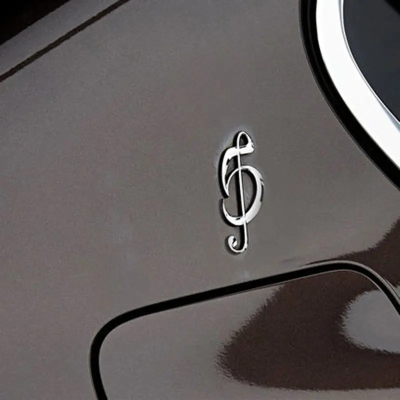 2X музыка символ для BMW e39 e46 f10 e60 автомобиль-Стайлинг эмблема Стикеры Расширенный Боком левой и правой стороны знак тела логотип знаки