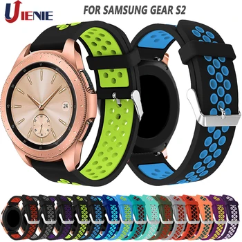 

Silicone Sport Strap for Samsung Gear S2 Sport Galaxy Watch Active 2/42mm Smart Bracelet Watchband 20mm Replacement Wristband