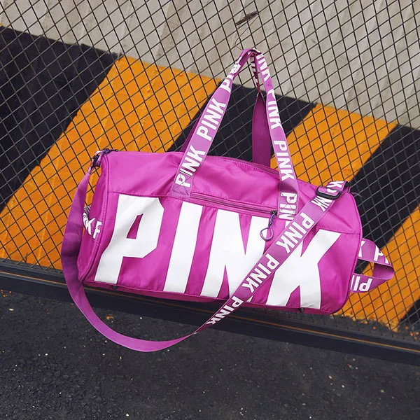 Новая розовая дорожная сумка love vs для девушек, вещевые сумки, женские деловые сумки, Пляжная Большая вместительная сумка на плечо,, сумка для выходных - Цвет: Style 1 Violet