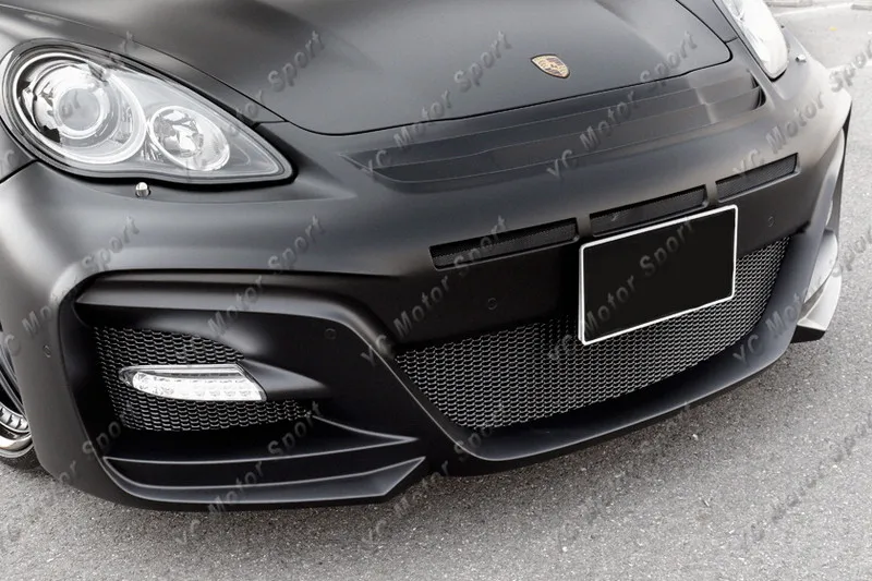 2010-2013 Porsche Panamera 970 Wald  Sports Line Black Bison Edition Style Front Bumper FRP (15)