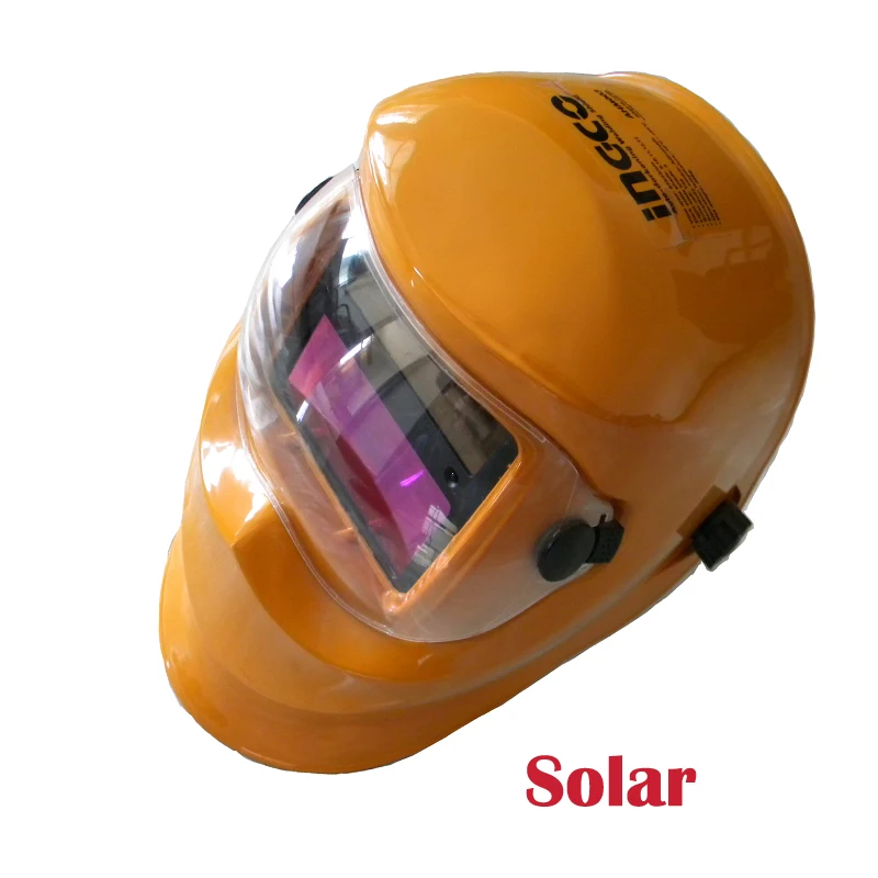 

Best Quality Solar Auto darkening welding helmets electric welding hood mask tig,mig , arc welding face shields distributor