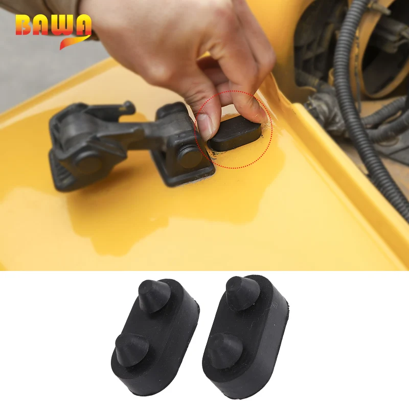 

BAWA Styling Mouldings for Jeep Wrangler TJ 1997-2006 Engine Cover Rubber Stopper Protection Accessories for Jeep Wrangler tj