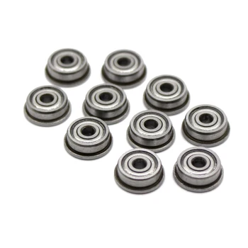 

50Pcs/lot F623ZZ 3d printer flange bushing ball bearings 3x10x4 mm Mini Metal Double Shielded Flanged Ball Bearings