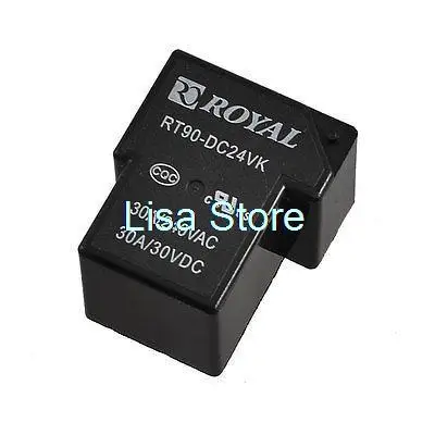 

24V DC SPDT 1NO 1NC 6 Pins Power Relay RT90-DC24VK Type