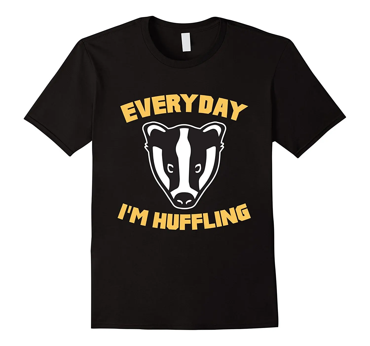 Ежедневно я Huffling Huffle Барсук милые забавные животные Графический Футболка
