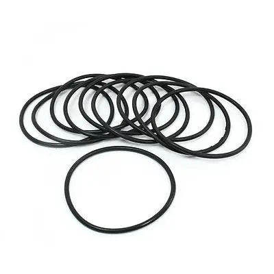 

10PCS Black 78mm OD 3.5mm Thickness Rubber O-ring Oil Seal Gaskets
