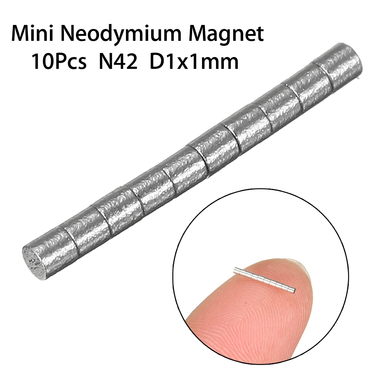 

10Pcs N42 1x1mm Micro Ultra Mini Neodymium NdFeB Rare Earth Tiny Small Magnets