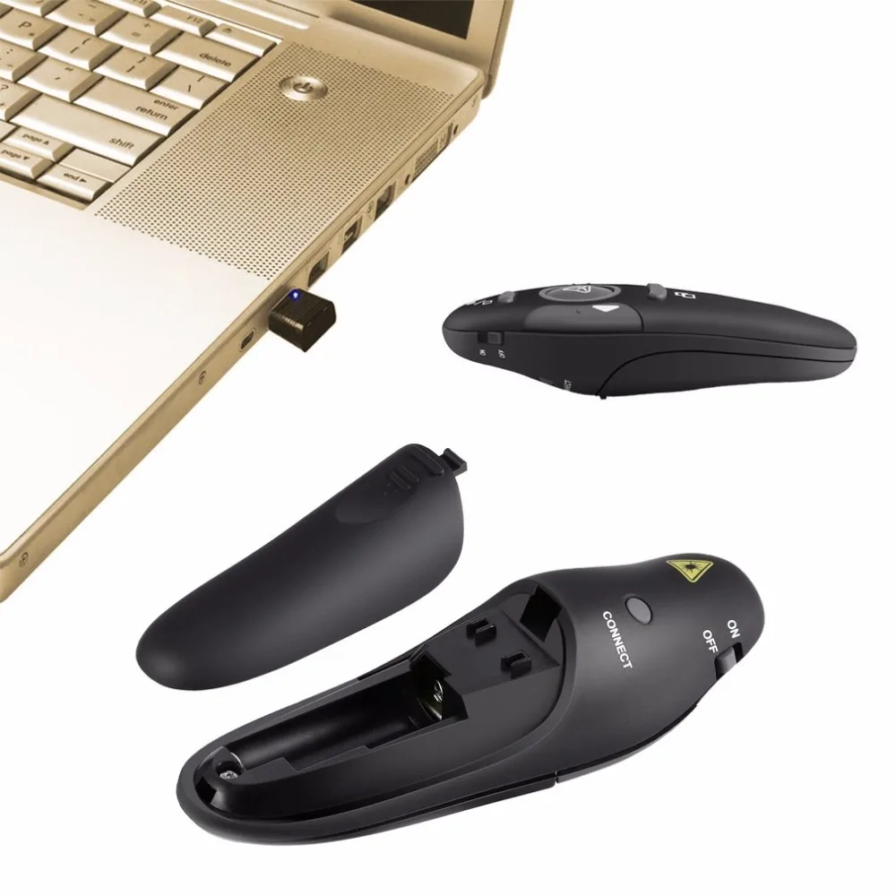 2.4 جيجا هرتز لاسلكي عن بعد مؤشر الليزر الأحمر مقدم الأحمر مؤشرات ليزر القلم USB RF التحكم عن بعد PPT باور بوينت عرض 2.4 جيجا هرتز لاسلكي عن بعد مؤشر الليزر الأحمر مقدم الأحمر مؤشرات ليزر القلم USB RF التحكم عن بعد PPT باور بوينت عرض