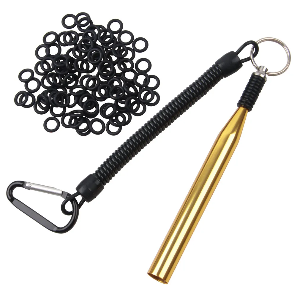 100 O-ring Flatline Fishing Per Esche Senko 4-5 Pollici, Neri, Per Pesca Fresh E Saltwater