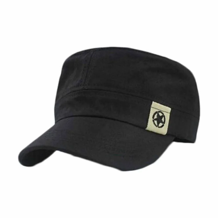 

Flat Roof female Hat Cadet Patrol Bush Hat Baseball Field Cap Baseball cap for children Chapeau homme Snapback