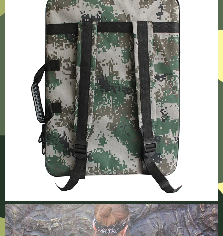 Армия Камуфляж Мода арт-сумка школьные наборы для рисования рюкзак 4 K Большой эскизная доска рисунок мешок художественной школы сумка для