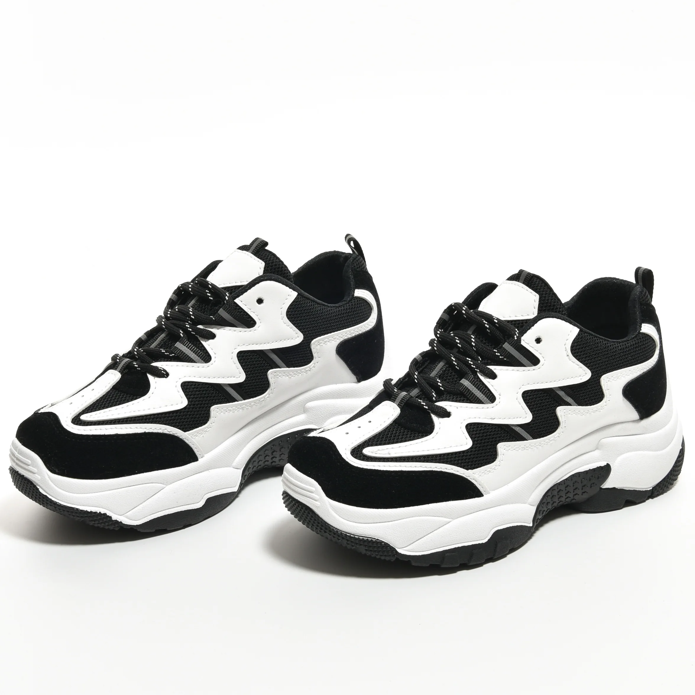 

Shoes running shoes women's fashion sneakers; Autumn solid sole