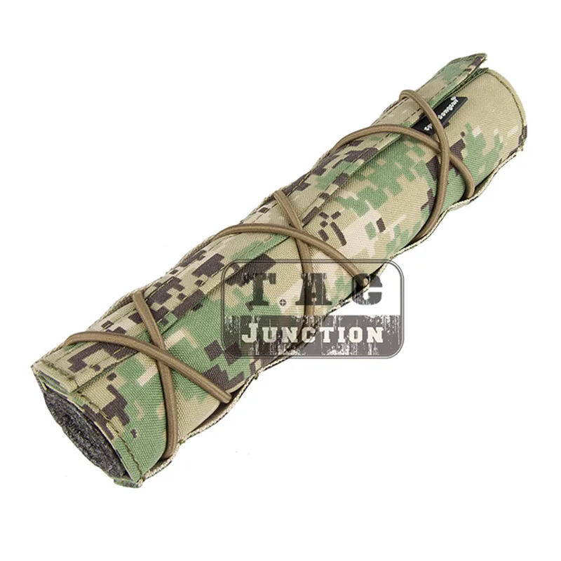 KRYDEX 22cm Suppressor Cover Tactical Protect Sleeve Wrap Airsoft Ranger Green E - Foto 6