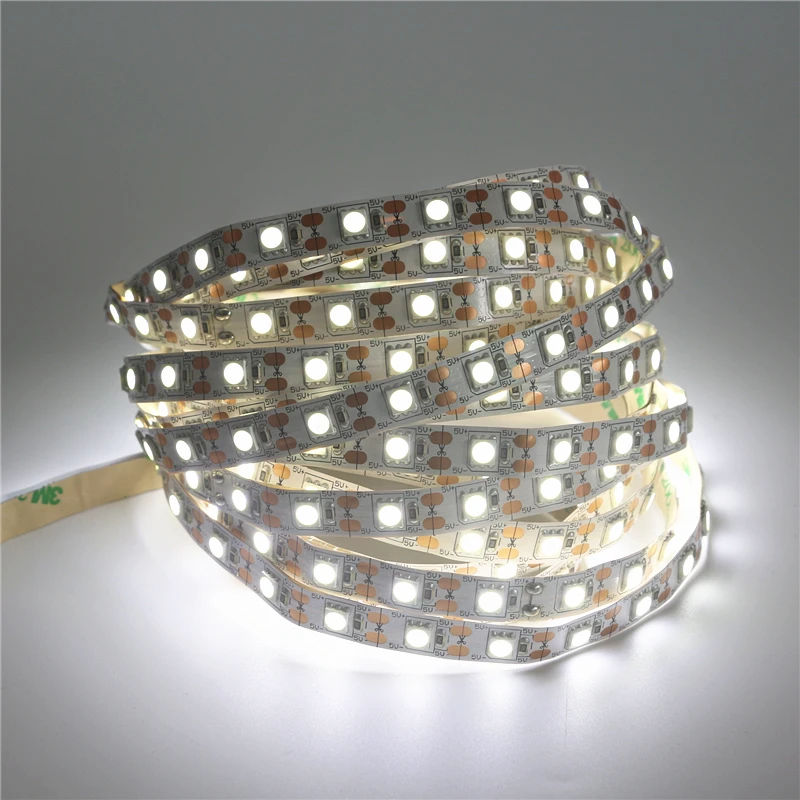 Светодиодная лента 5 в пост. Тока 5050 SMD м 60 светодиодов/м гибкий светодиодный