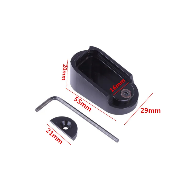 

Tactical Hunting Magazine Grip Extension Plus Base Case Glock 26/27/33 +2 Expansion Accessories New Hunting Accessories