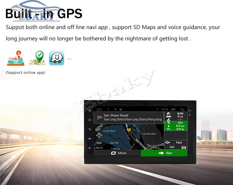 Perfect NaviTopia 1024*600 7inch 8 core RAM 2G ROM 32G Android 8.1 Car Radio player for 2Din Universal With Wifi/Maps 27