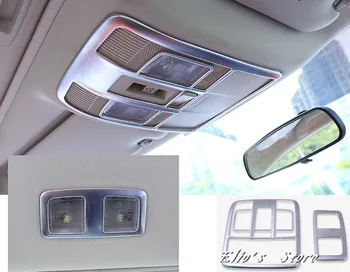 

2PCS ABS Matte Interior Front+Rear Roof Dome Reading Light Lamp Cover Trim For Mazda CX-3 CX3 2015 2016 2017 2018