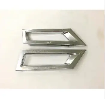 

ABS Plastic Chrome For Nissan Kicks 2016 2017 2018 Car front fog lamp Cover Trim Accessories Styling
