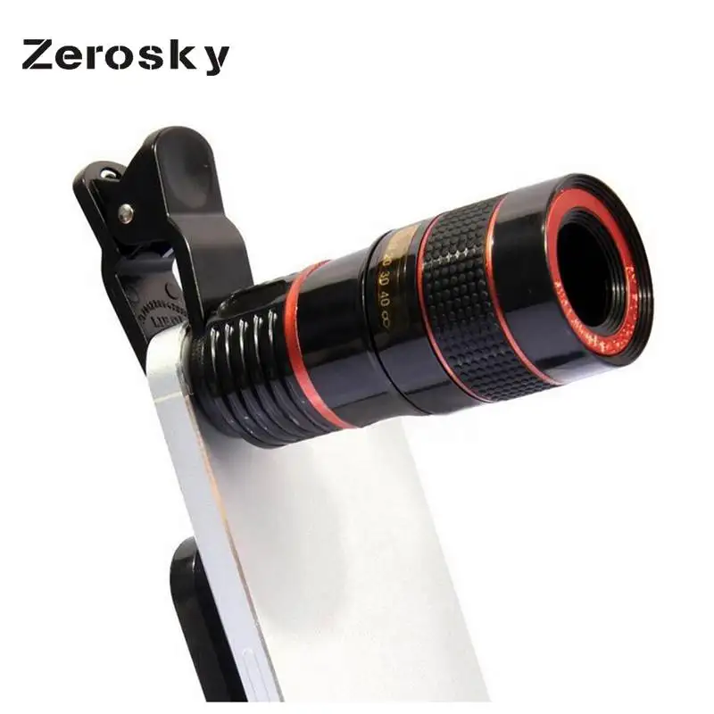 Zerosky 8x Zoom Night Vision Monocular Telescope Camera Lens Optical
