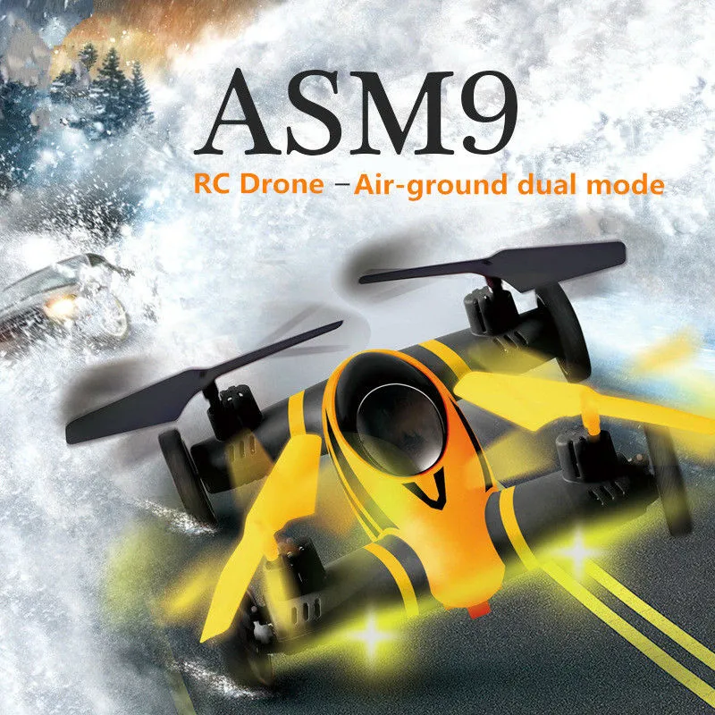 Newest Air Land Dual Mode RC Flying Car font b Drone b font Quadcopter UFO CG038