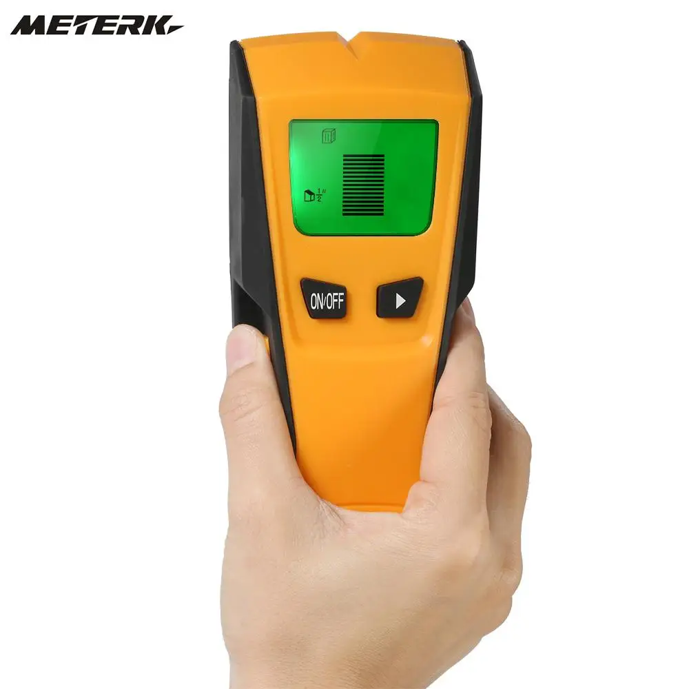 

Meterk 3 In1 Metal Detectors Stud Center Finder Metal and AC live Wire Detector Wall Scanner Electric Box Finder Wall Detector