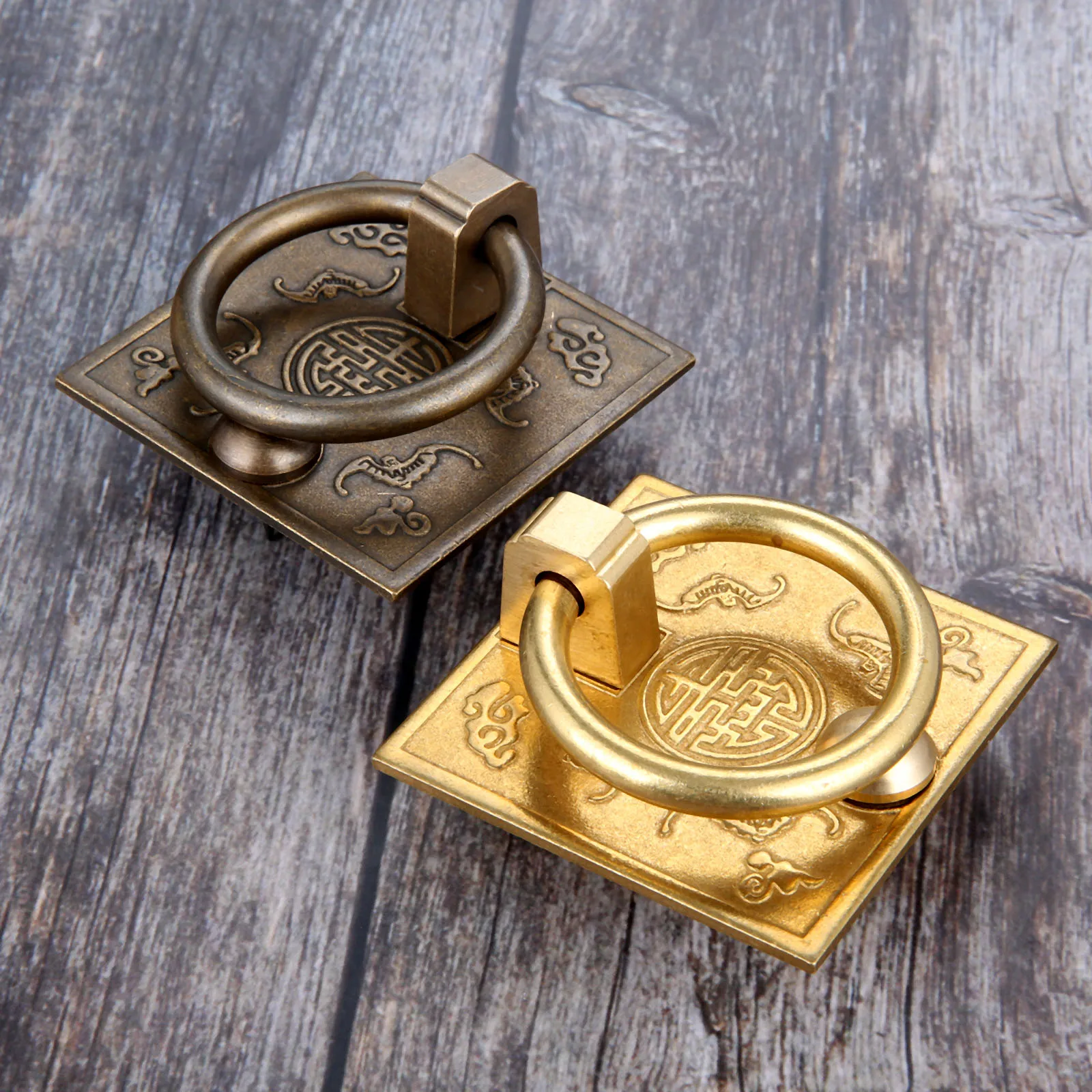 armário, 60*60mm, estilo chinês, alça de gota, armário, anel, gaveta