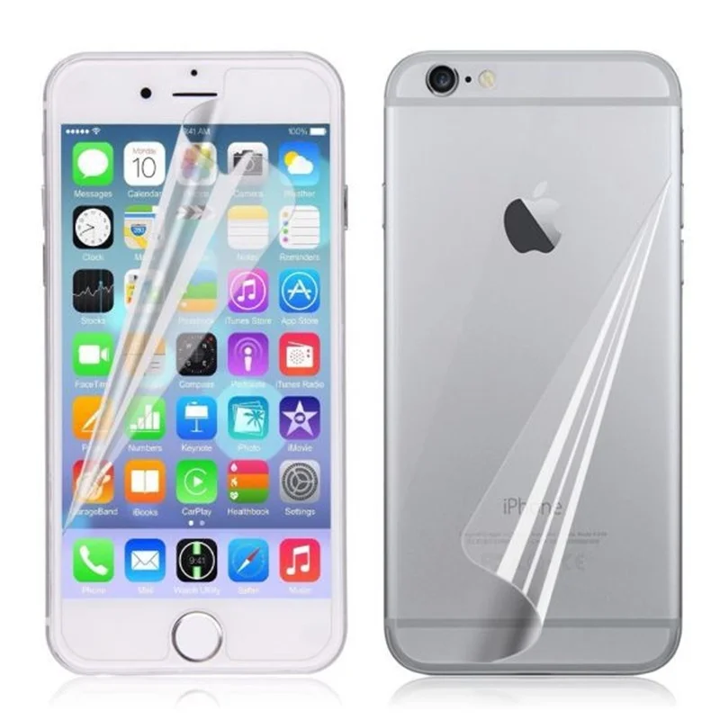 

Front + Back HD Clear LCD Screen Display Protector Guard Film for iPhone 6 Plus 5.5 inch S288