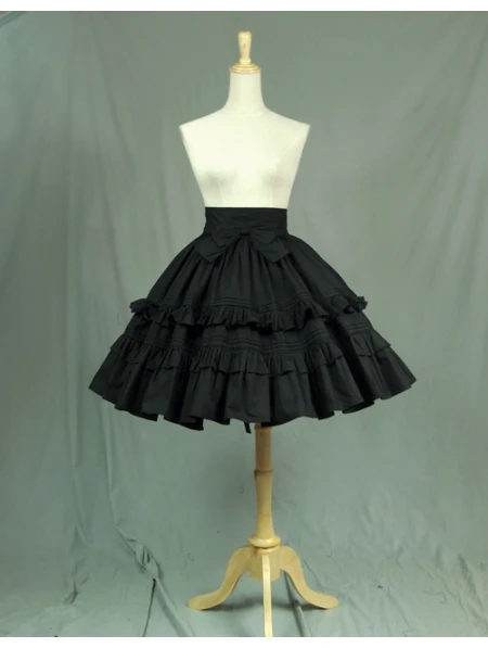 Zwarte boog classic zoete lolita korte rok Zwarte boog classic zoete lolita korte rok