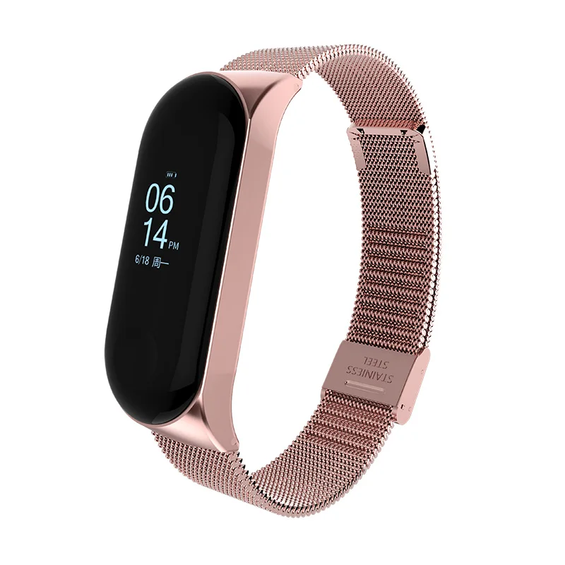 

Mi Band 3 Strap Metal Screwless Stainless Steel Bracelet Miband 3 Wristbands Miband3 Pulseira For Xiaomi Mi Band 3 Wrist Strap