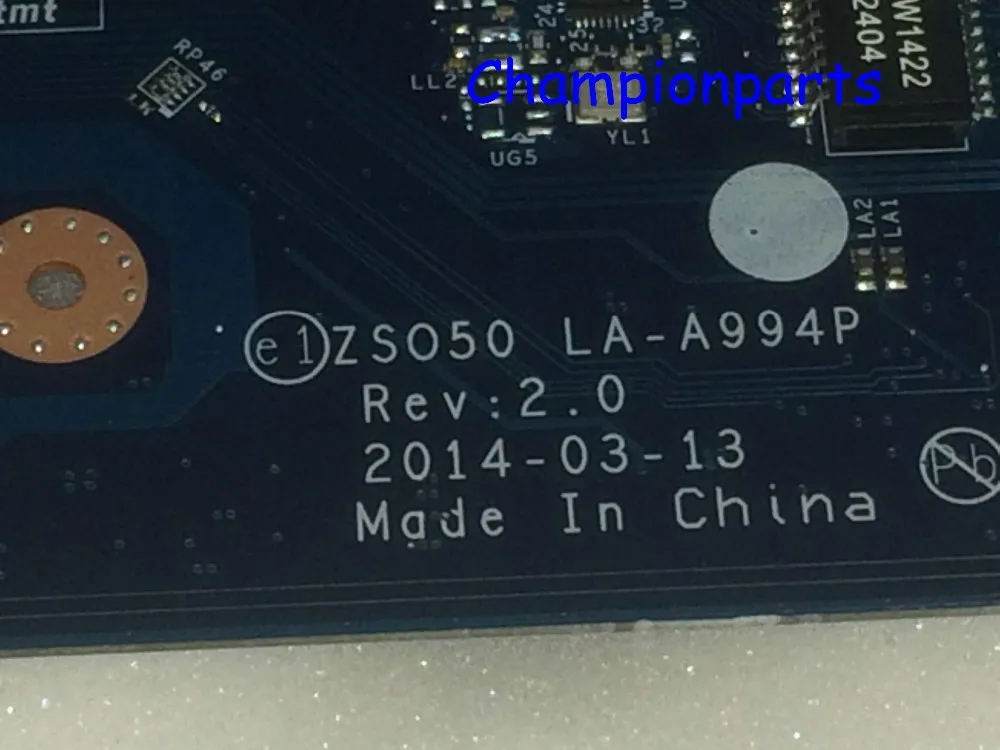 

Available + Working  FREE SHIPPING   ZSO50 LA-A994P REV : 2.0  for HP 15-R 15T-R Notebook PC laptop motherboard