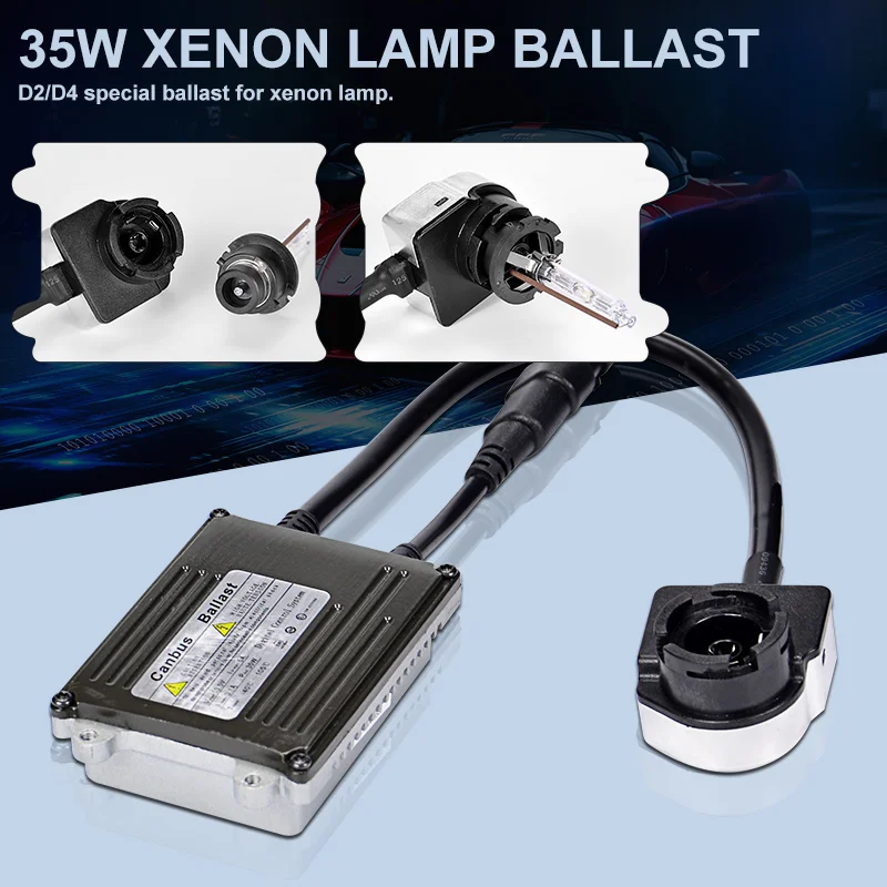 RACBOX D4S D4C D4R HID Xenon балласт Canbus 35 Вт 12В 24В балласты зажигания для автомобилей лампы