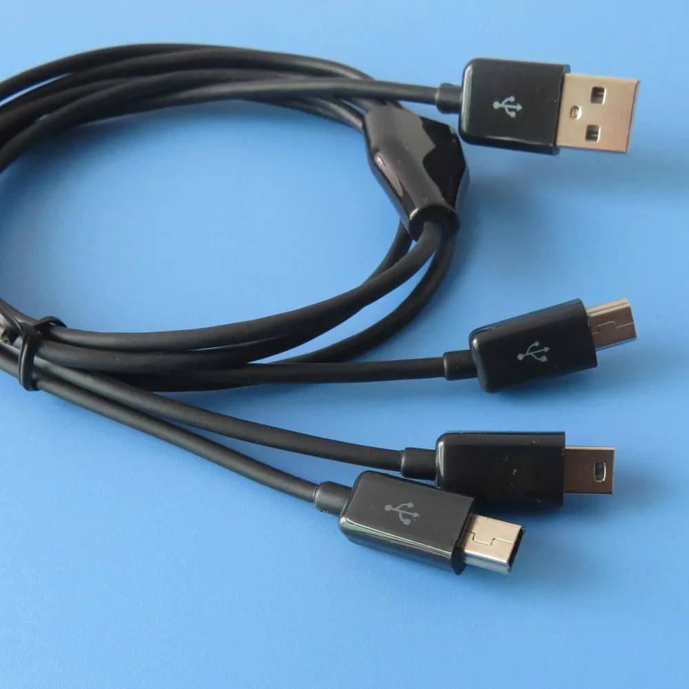 3 в 1 Мини usb кабель для зарядки данных 1 метр