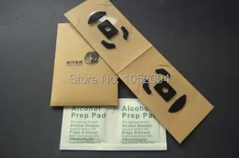 

2 sets/pack 0.6mm Tiger Gaming mouse skates for Razer Lachesis Teflon Mouse Feet free shipping