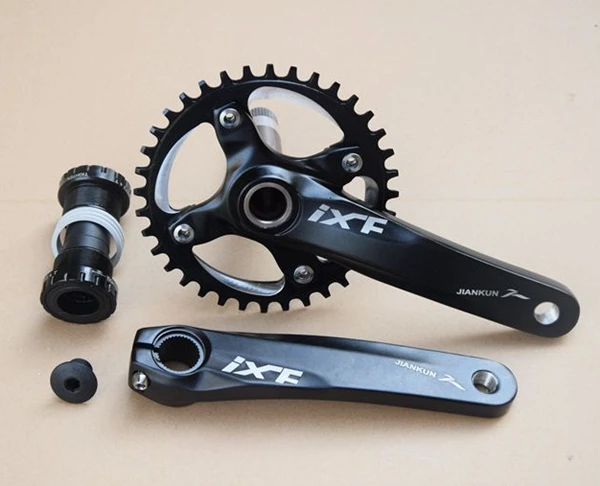 

MODENG 104BCD IXF 10-11 Speed 36T Aluminium alloy Ultralight Crankset Hollow one Sprocket Chainwheel MTB and ROAD Cycling Crank