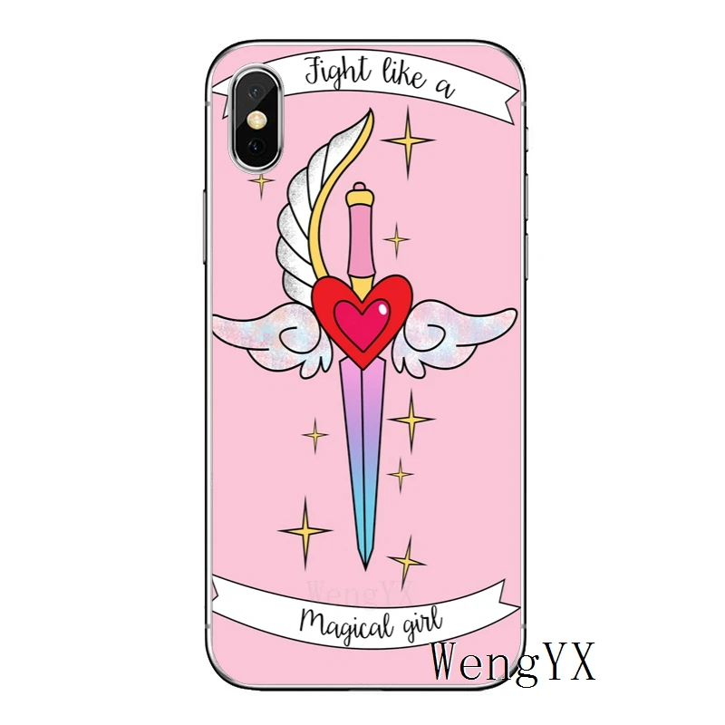 Card-Captor-A-06 Японии аниме искатель карт Sakura для huawei Коврики 20 10 9 8 lite pro Y9 Y7 Y6 премьер Y5 II GR5 мягкая Телефон Чехол - Цвет: Card-Captor-A-06