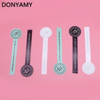 

DONYAMY 120pcs 3 Colors Hand Made Push Up Cake Pop Seal Sticker Baking Package