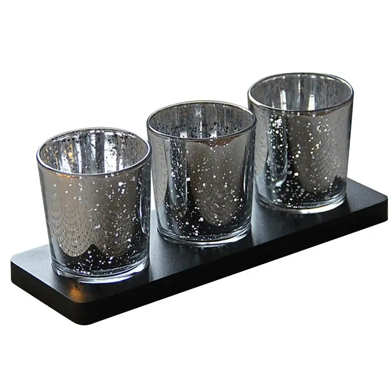 Mercury Glass Votive Candle Holder Tealight Candle Holders For