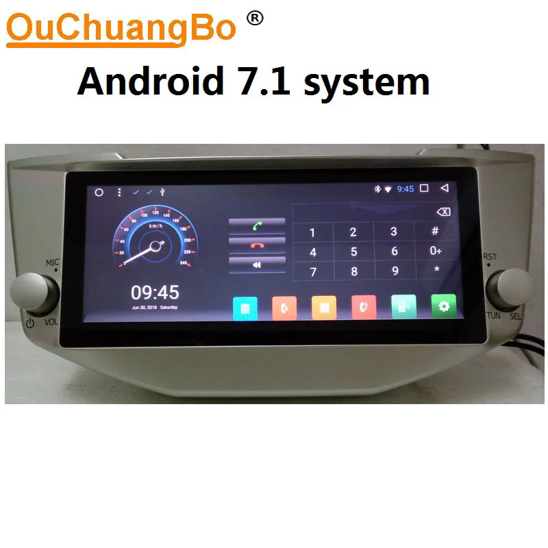 Ouchuangbo android 8 1 автомобильный аудиоплеер для RX270 RX300 RX330 RX350 RX400H с поддержкой 10 &quotgps