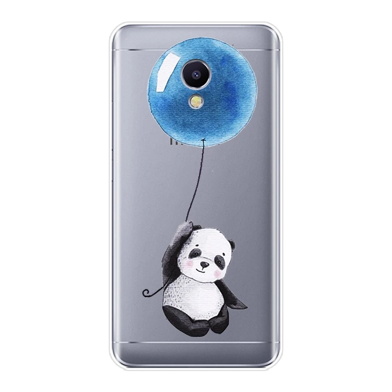 Чехол для телефона Meizu M6 M6S M6T M5 M5C M5S M3 M3S M2 кошка медведь лиса панда Лев силиконовая