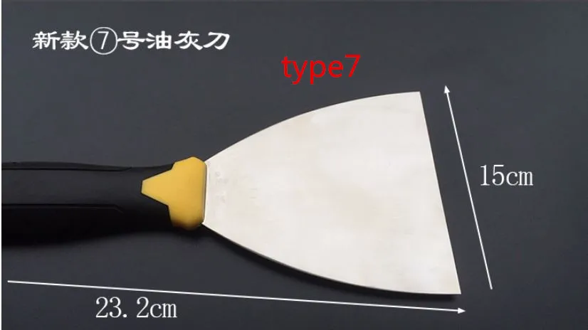 Высокое качество 1 шт. шпатлевка из нержавеющей стали нож-скребок гусеничный скребок лезвие стены штукатурка нож Ручные приборы