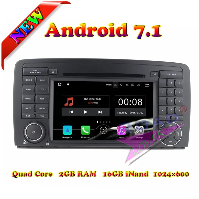 TOPNAVI 2G 16GB Android 7 1 Car DVD Player For Benz R W251 R280 R300 R320
