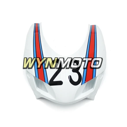 Выполните мотоцикл белый красные, синие в полоску стекловолокна для Ducati 999 749 monoposto 2005 2006 ABS Пластик обтекатели комплект капоты
