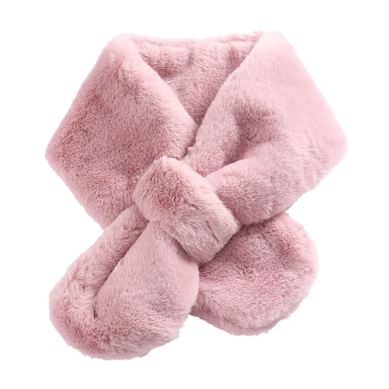  Lmitation Faux Fur Adult Collar Women Lady Warm Soft Wrap palatine women's scarves handkerchief hij