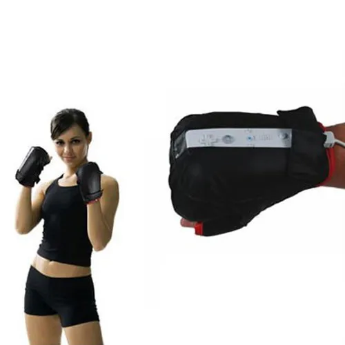 Боксерская спортивная игра перчатка для nintendo wii Пульт дистанционного управления Nunchuk